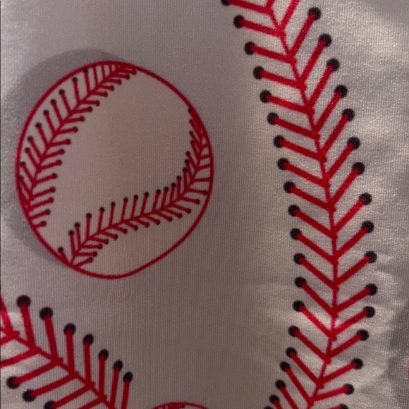 Sporty Baseball Pattern Mini Skort A league of her own Xs nwot golf pickleball - Picture 7 of 13